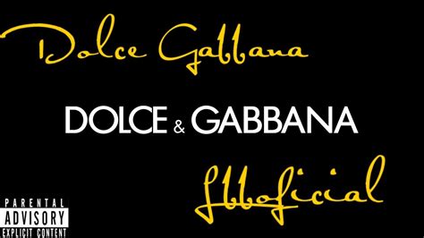 DOLCE GABBANA Lyrics 